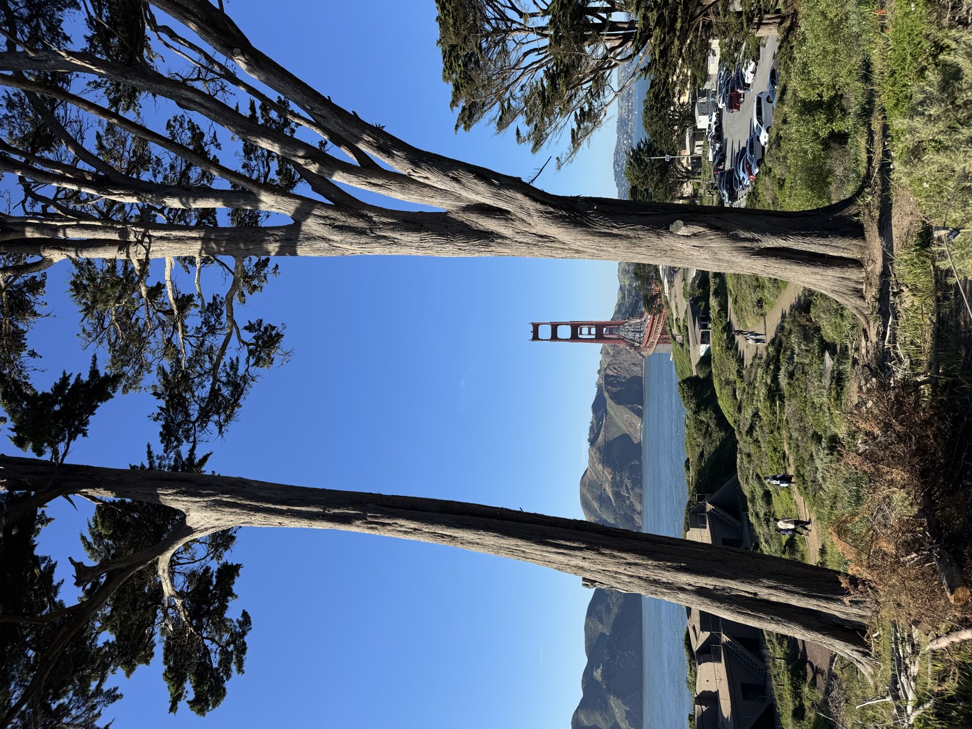 Golden Gate Bridge overlook point